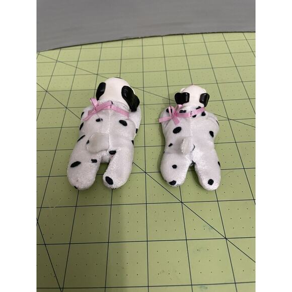 Puppy Surprise 2 Puppies Babies Plush Stuffed Animal Dalmatian Dog Replacement - Picture 3 of 6